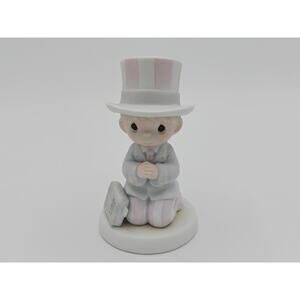 Precious Moments 527564 God Bless The USA National Day Prayer Enesco 1991